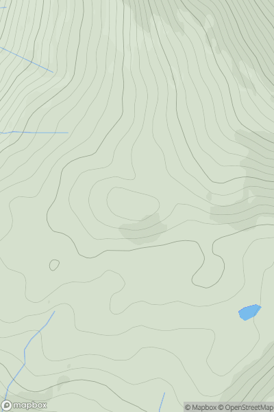 Thumbnail image for Creag Loisgte [Glen Lyon to Glen Dochart & Loch Tay] showing contour plot for surrounding peak